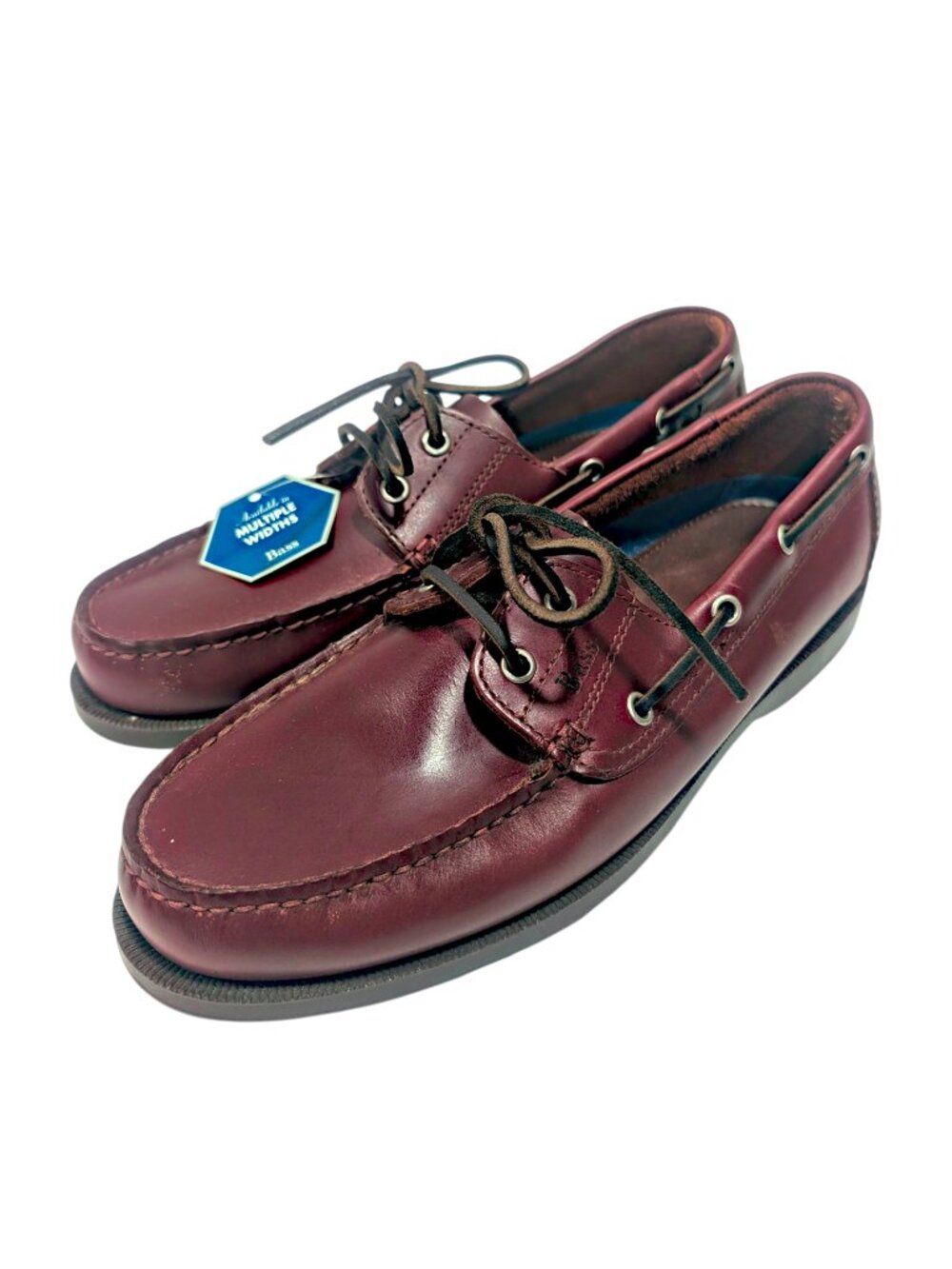 BASS Seafarer Men's Size 10 Brown Leather Loafers Shoes